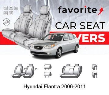 Чохли модельні Hyundai Elantra 2006-2011 (седан) FAVHY03 фото