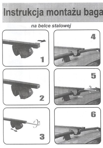 Багажник на релінги для Daewoo Nubira mk II Kombi 2001-2003 Amos Alfa Str 1.2 345915328 фото