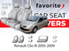 Чохли модельні Renault Clio III 2005-2009 (хетчбек) FAVRE01 фото 1