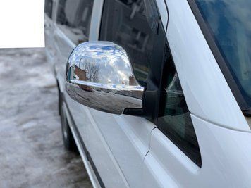Mercedes Viano 2004-2014 Накладки на дзеркала VITO (2 шт) OmsaLine - Італійська нержавійка 4721111/1 фото