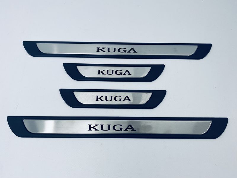 Накладки на пороги Ford Kuga 3 2020+ (хром-пласт) TAN24 00-00011729/2 фото