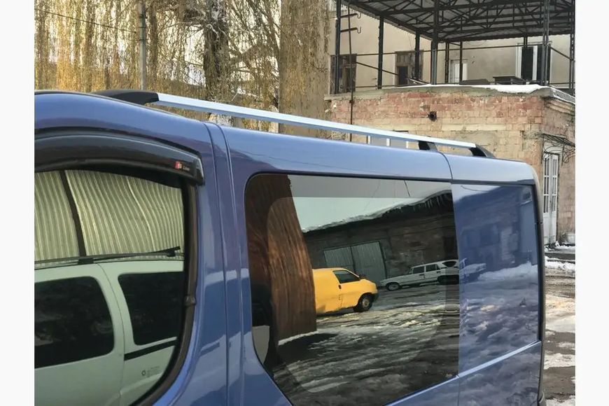 Рейлінги Хром Коротка база, Метал. ніжка Nissan Primastar 2002-2014 рр. met066/1 фото