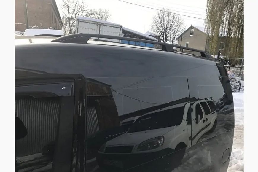 Рейлінги Skyport BLACK Максі база Volkswagen Caddy 2015-2020 рр. skp061/3 фото