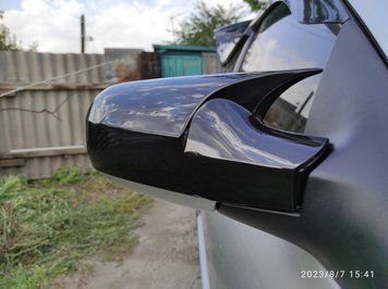 Renault Megane 2004-2009 Накладки на дзеркала BMW-style (2 шт) 6824ak001 фото