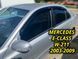 Дефлектори вікон Mercedes E-class W-211 2003-2009 Sedan накладні (DEFL) Q2 00-00014452 фото 1