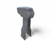 Підлокотник для Opel Vivaro 2001-2019 сидіння 1+2 (сірий) 26237 фото 2