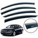 Дефлектор вікна для Opel Insignia 2009-2017 HB/Sedan з нерж. хром полоскою 00-00014150 фото 1