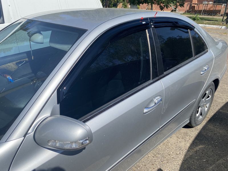 Дефлектори вікон Mercedes E-class W-211 2003-2009 Sedan накладні (DEFL) Q2 00-00014452 фото