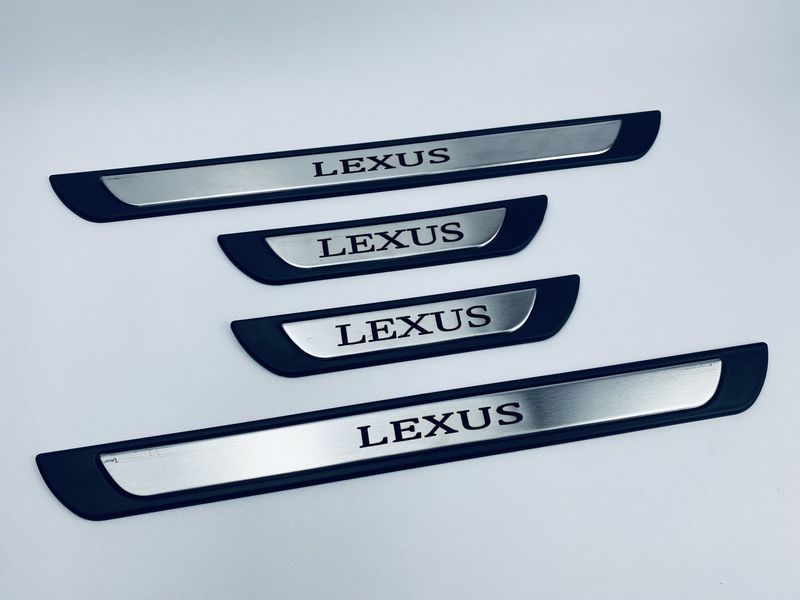 Накладки на пороги для Lexus RX300 1998-2003 (хром-пласт) TAN24 00-00014077/10 фото