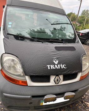 Чохол капоту з надписом Renault Trafic 2004-2014 5188 фото