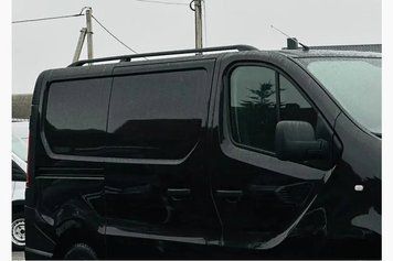 Рейлінги чорні Коротка, Пластикові ніжки Opel Vivaro 2015-2019 рр. hpb193/3 фото
