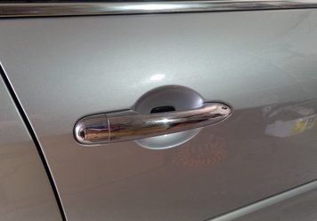Renault Laguna 2007-2015 Накладки на ручки (4 шт., нерж.) Carmos - Турецька сталь car8237/8 фото