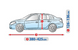 Чехол-тент на Opel Astra G sedan (M sedan) 5-3962-241-3021/287 фото 2