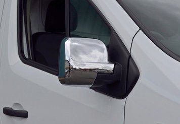 Nissan NV300; Primastar З 2016 року Накладки на дзеркала (2 шт., пласт) car7685/3 фото