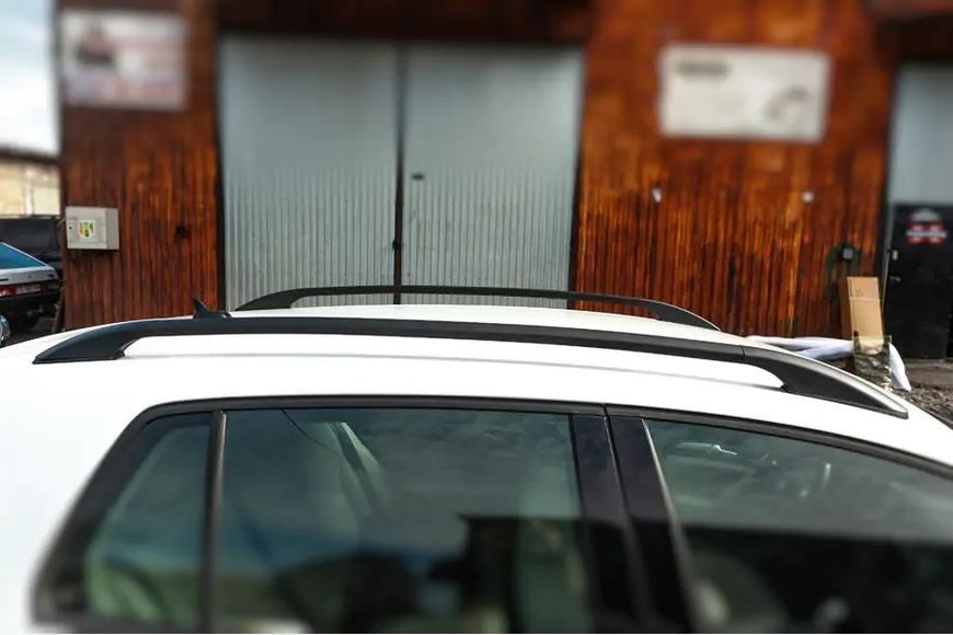 Рейлінги OmsaLine Solid (2 шт, чорні) Volkswagen Golf 7/E-Golf 7515934b/2 фото