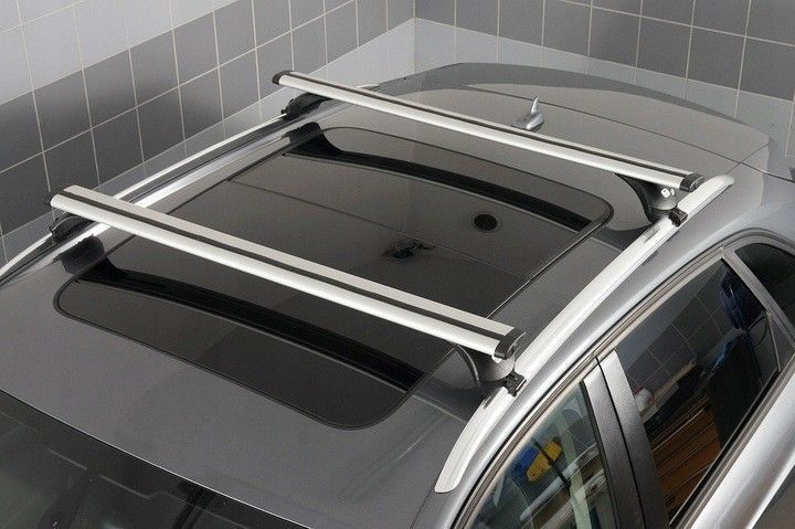 Багажник на інтегровані рейлінги для Volkswagen Sharan MPV 2010-Boss Wind 1.2 Сріблястий 345621454 фото