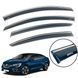 Дефлектор вікна для Renault Megane IV 2016+ Sedan з нерж. хром полоскою 00-00014147 фото 1