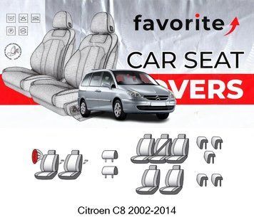 Чохли модельні Citroen C8 2002-2014 (7 місць) FAVCI35 фото