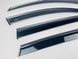 Дефлектор вікна для Skoda Karoq 2017+ з нерж. хром полоскою 00-00014163 фото 4