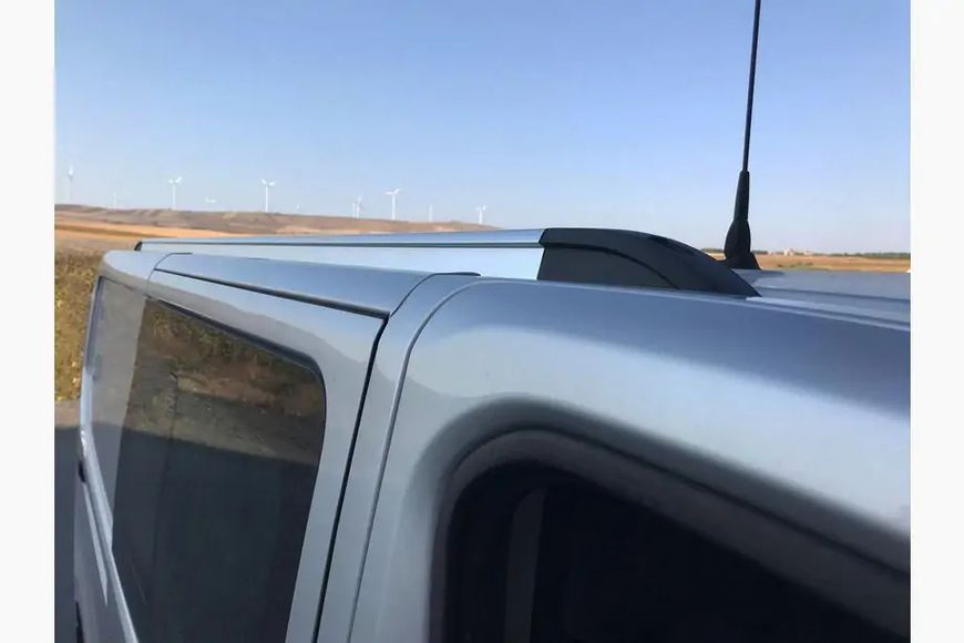 Інтегровані рейлінги (хром) Коротка база Opel Vivaro 2001-2015 рр. dd74777/1 фото