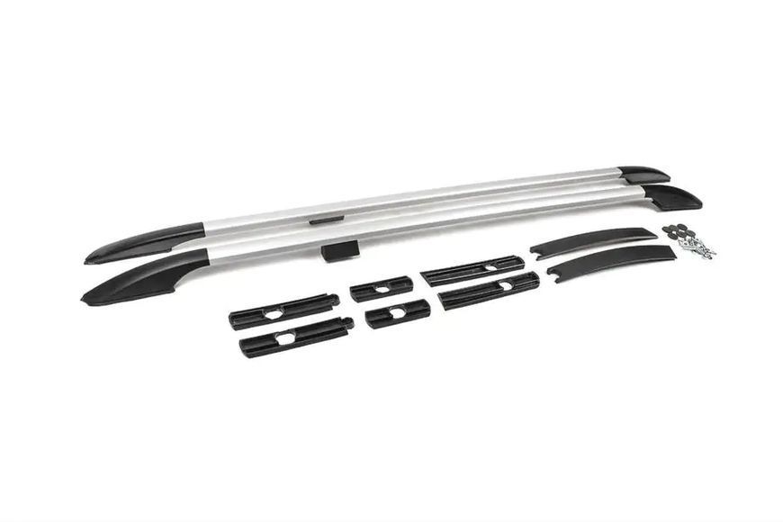 Рейлінги OmsaLine Solid (2 шт, сірі) коротка база Ford Connect 2014-2021 рр. 2627933/2 фото