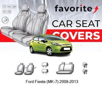 Чохли модельні Ford Fiesta MK7 2008-2013 (хетчбек) FAVFO02 фото
