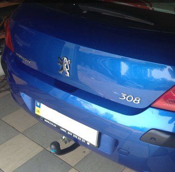 Фаркоп зйомний на Peugeot 307 2001-2007 П.3 П.3 фото