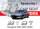 Чохли модельні Peugeot 206 2003-2009 (седан, хетчбек) FAVPE01 фото 1