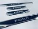 Накладки на пороги Ford B-Max 2012+ (хром-карбон) TAN24 00-00011758/7 фото 3