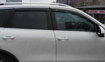 Дефлектор вікна HIC для Volvo XC70 2007-2010 з хром молдингом HIC.V18-M фото
