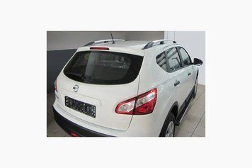 Рейлінги ХРОМ Металеві ніжки Nissan Qashqai 2007-2010 рр. met035/1 фото