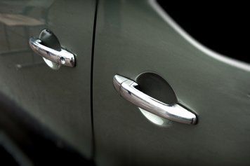 Fiat Scudo 2007-2015 Накладки на ручки (нерж) 4 штуки. Carmos - Турецька сталь car2018 фото
