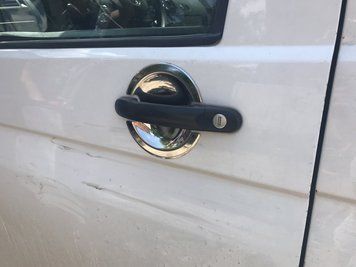 Volkswagen Caddy 2010-2015 Накладки під ручки Carmos - Турецька сталь, 4 штуки car140015/1 фото