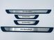 Накладки на пороги Subaru Forester 2008-2013 (хром-пласт) TAN24 00-00011746/9 фото 1