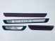 Накладки на пороги Honda Civic VI 1995-2000 (хром-пласт) TAN24 00-00011734/3 фото 4