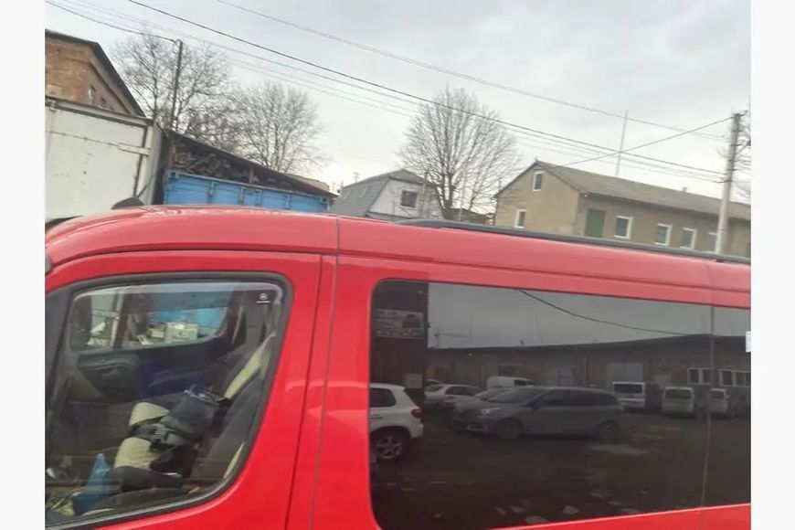 Рейлінги DD 340 см, Чорний мат, пластикова ніжка Mercedes Sprinter W906 2006-2018 рр. hpb049/18 фото