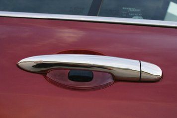 Renault Modus 2005-2012 Накладки на ручки (4 шт, нерж) Carmos - Турецька сталь car8237/9 фото