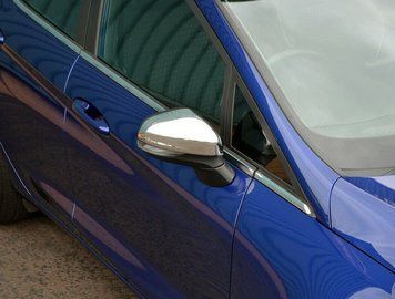 Ford Fiesta З 2017 року Накладки на дзеркала (2 шт, нерж) 2629111 фото