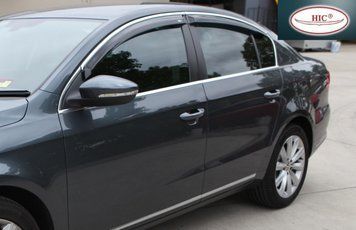 Дефлектор вікна HIC для Volvo XC90 2015- з хром молдингом HIC.V19-M фото