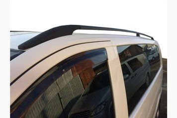 Рейлінги чорні DDU (пласт. ніжки.) Довга база (EXTRALONG) Mercedes Vito W639 2004-2014 рр. hpvb053dd/3 фото