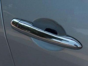 Renault Megane 2004-2009 Накладки на ручки (4 шт, нерж) OmsaLine - Італійська нержавійка 6103041 фото