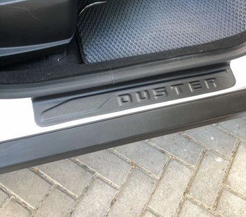 Renault Duster 2018-2024 Накладки на дверні пороги EuroCap (4 шт, ABS) 72210218-010019/1 фото