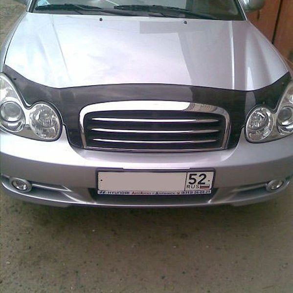 Дефлектор капоту Hyundai Sonata (EF) 2001-2004 Vip Tuning HYD12 HYD12 фото