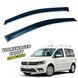 Дефлектори вікон Volkswagen Caddy 3/4 2004-2020 накладні (DEFL) Q2 00-00014489 фото 1