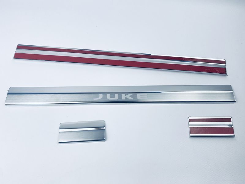 Накладки на пороги Nissan Juke 2010+ 4шт (TAN24) 00-00011245 фото