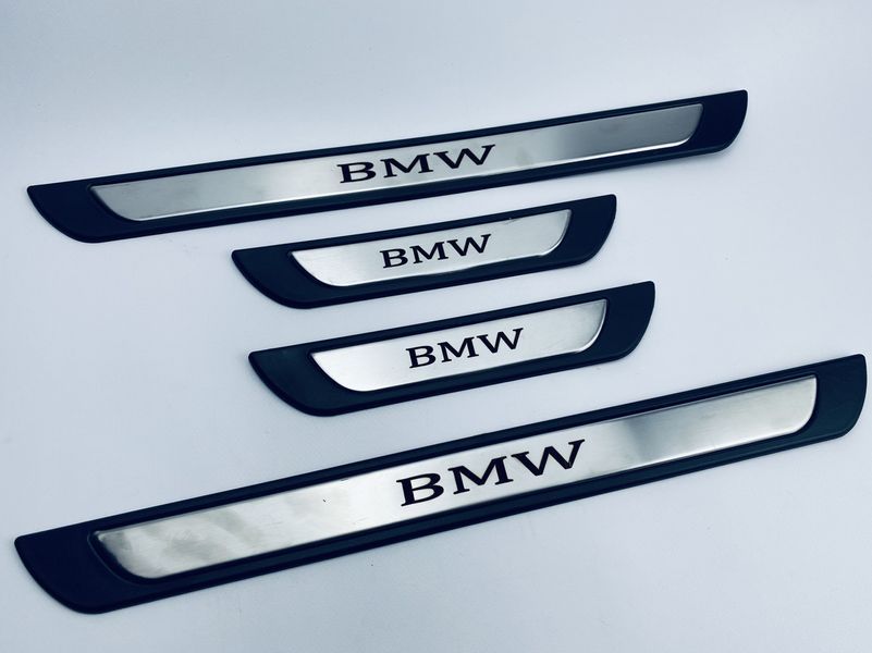 Накладки на пороги для BMW 1 Series F40 2019+ (хром-пласт) TAN24 00-00014073/10 фото